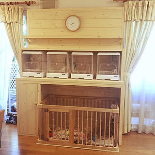 犬と鳥のケージもinのインテリア実例 Roomclip ルームクリップ