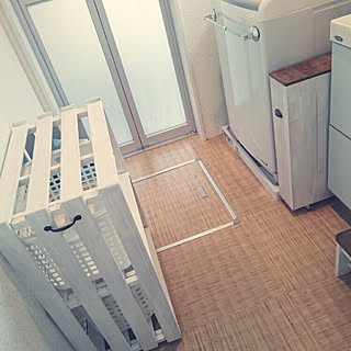 バス/トイレ/DIY/隙間収納/すのこ棚/すのこリメイク...などのインテリア実例 - 2016-04-17 10:04:04