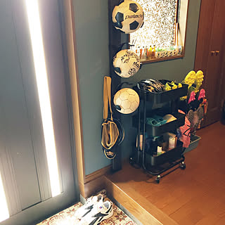 Diy ボール収納のインテリア 手作りの実例 Roomclip ルームクリップ Diy ボール収納のインテリア 手作りの実例 Roomclip ルームクリップ