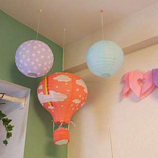 セリア ペーパーランタンのインテリア実例 Roomclip ルームクリップ