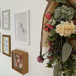 スワッグは全部100均のインテリア実例 Roomclip ルームクリップ