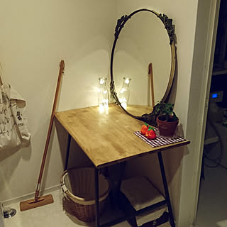 机/IKEA/WECK/DIY/丸い鏡がお気に入り!/ライト...などのインテリア実例 - 2017-10-22 21:55:43