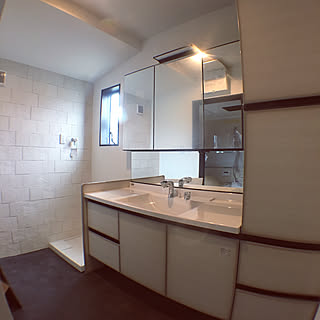 バス/トイレ/脱衣所/タッチレス水洗/洗面台/洗面化粧台...などのインテリア実例 - 2018-04-24 18:21:20
