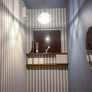 パリ風 ブルーの壁紙のインテリア実例 Roomclip ルームクリップ