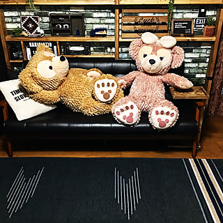 可愛い♡/Lサイズ！/カメラマーク消し☆/ダッフィー＆シェリーメイ/くつろいでます！...などのインテリア実例 - 2019-04-06 21:04:16