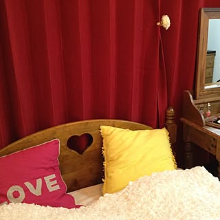 赤 ベッドのインテリア実例 Roomclip ルームクリップ