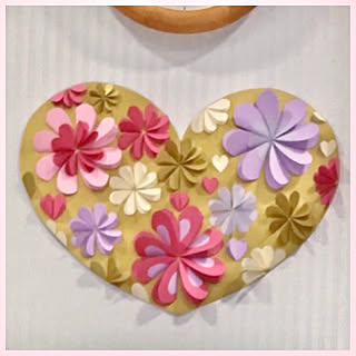 色画用紙 すべてハート のインテリア実例 Roomclip ルームクリップ