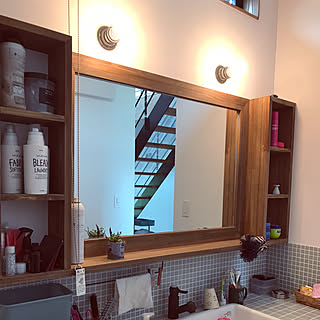 カフェ風 トイレ手洗いのおしゃれなインテリアコーディネート レイアウトの実例 Roomclip ルームクリップ