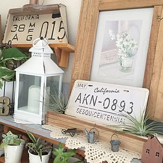 リビング/雑貨屋さんで買った物/雑貨大好き♡/グリーンのある暮らし/ミニ雑貨...などのインテリア実例 - 2017-05-30 21:33:57