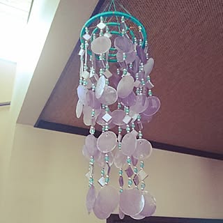 玄関/入り口/風鈴/いつもいいねやコメありがとうございます♡/みなさんの素敵なインテリアに癒されてます/ワンコと暮らす家/カリフォルニアスタイルに憧れる...などのインテリア実例 - 2016-08-06 15:20:49