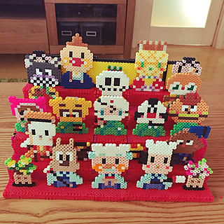 お雛様 アイロンビーズのおしゃれなアレンジ 飾り方のインテリア実例 Roomclip ルームクリップ