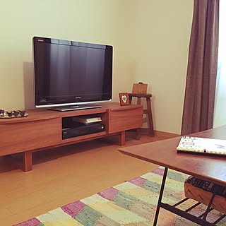 リビング/unico TVボード/unico ラグマット/北欧/蚤の市...などのインテリア実例 - 2015-07-12 22:31:28