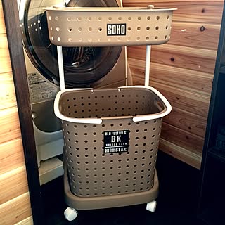 バス/トイレ/シール貼っただけ。/洗濯かご/ランドリーラック/ランドリーバスケット...などのインテリア実例 - 2016-06-03 17:04:49