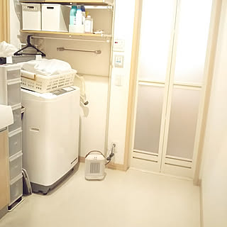バス/トイレ/セラミックファンヒーター/デロンギ/脱衣場/ニトリ...などのインテリア実例 - 2018-12-02 22:09:58