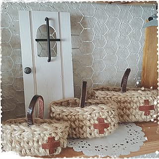 セリア ミニかごのインテリア実例 Roomclip ルームクリップ