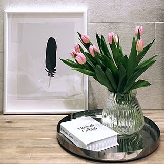 リビング/お花/お花のある暮らし/花瓶/チューリップ...などのインテリア実例 - 2018-03-07 00:15:43
