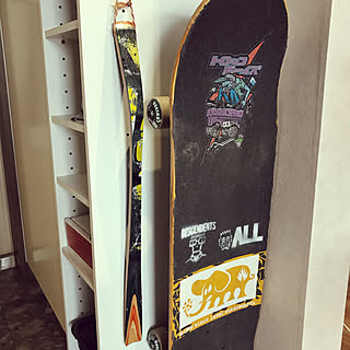 スケートボード スケートデッキのインテリア実例 Roomclip ルームクリップ