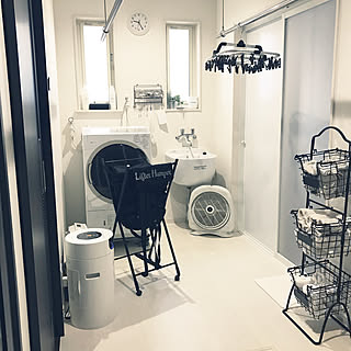 ランドリールーム/スロップシンク/ガスファンヒーター/除湿乾燥機/サーキュレーター...などのインテリア実例 - 2020-01-21 10:25:02