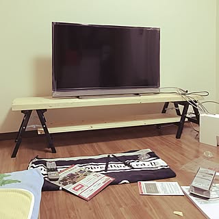 テレビボード カインズホームのおしゃれなアレンジ 飾り方のインテリア実例 Roomclip ルームクリップ
