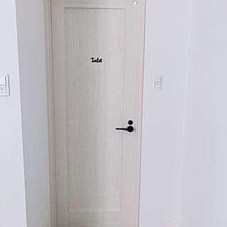 白×黒/トイレプレート/ブラックマット真鍮/EIDAI ドア/バス/トイレのインテリア実例 - 2020-10-01 02:01:46
