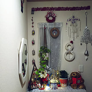 玄関/入り口/クリスマス/ガーデニング/みどりある生活/花のある暮らし/緑のある暮らし...などのインテリア実例 - 2017-11-25 22:15:03