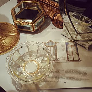 棚/エレガント/フレンチ/アンティーク/食器...などのインテリア実例 - 2017-04-09 23:29:50