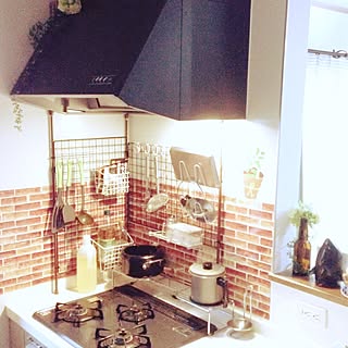 キッチン 造花アレンジのインテリア実例 Roomclip ルームクリップ