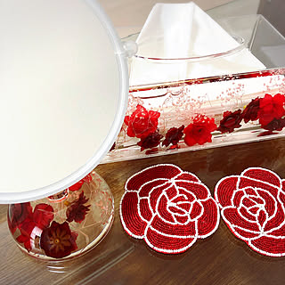 薔薇/楽天で買ったもの/雑貨/一人暮らし/机のインテリア実例 - 2020-02-17 15:50:41