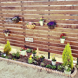 花壇 手作り 目隠しフェンスのインテリア実例 Roomclip ルームクリップ