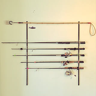 Diy ロッドスタンドのインテリア 手作りの実例 Roomclip ルームクリップ Diy ロッドスタンドのインテリア 手作りの実例 Roomclip ルームクリップ