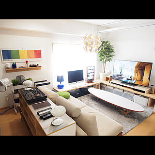 リビング/観葉植物/無印良品/ナチュラル/masterwal...などのインテリア実例 - 2019-07-28 11:13:17