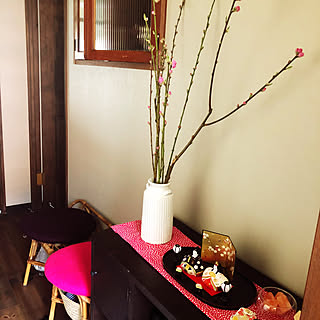 内窓/桃の花/ひな祭り/アロマ/アンティーク...などのインテリア実例 - 2020-02-24 21:34:31