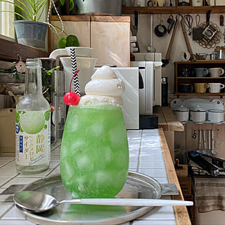 キッチン メロンソーダのインテリア実例 Roomclip ルームクリップ