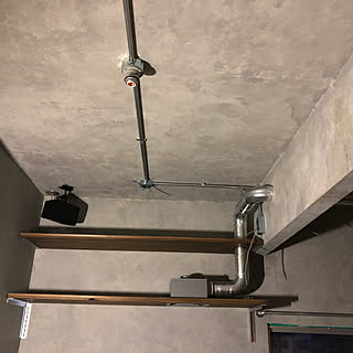 電線管のインテリア実例 Roomclip ルームクリップ