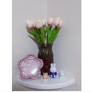 チューリップ 造花 ﾟのおしゃれなアレンジ 飾り方のインテリア実例 Roomclip ルームクリップ