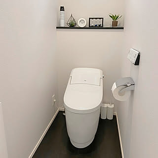 LIXIL/トイレ/モノトーン/トイレの壁/生活感をなくしたい...などのインテリア実例 - 2020-01-19 21:46:44