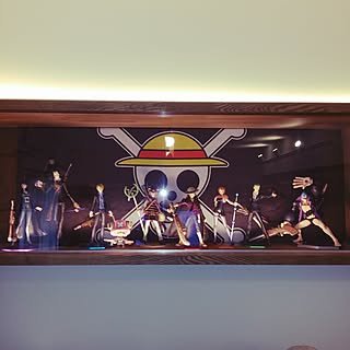 フィギュア収納 ワンピースフィギュアのインテリア実例 Roomclip ルームクリップ