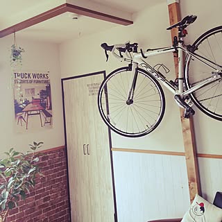 壁/天井 ロードバイクのインテリア実例 | RoomClip(ルームクリップ)