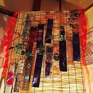 1DK、一人暮らしの「壁/天井」についてのインテリア実例