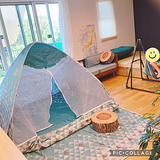 ニトリ ポップアップテントの商品を使ったおしゃれなインテリア実例 Roomclip ルームクリップ