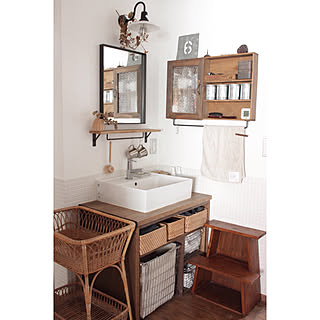 かごのある暮らしのインテリア実例 Roomclip ルームクリップ