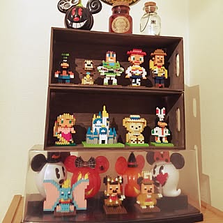 ディズニー ナノブロックのおしゃれなインテリア 部屋 家具の実例 Roomclip ルームクリップ