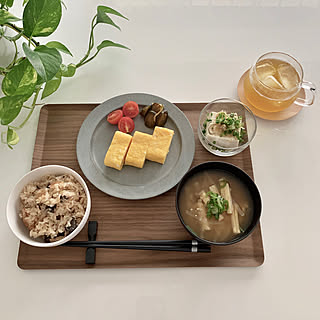 だし巻き卵/Francfranc/粗食/昨夜の残り/見てくれてありがとうございます❤︎︎...などのインテリア実例 - 2019-08-25 13:08:34