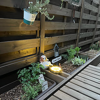 目隠しフェンス プランター付きフェンスのインテリア実例 Roomclip ルームクリップ