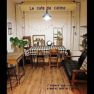 やってみたかったことを形に(*´艸`*)/カフェの入り口風♡/男前/グリーンたっぷり/ソファ...などのインテリア実例 - 2014-08-13 20:18:25