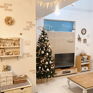 クリスマス飾り付けのインテリア実例 Roomclip ルームクリップ