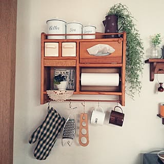 キッチン/フェイクグリーン/Afternoon Tea/ホーロー/雑貨...などのインテリア実例 - 2014-10-27 14:47:45