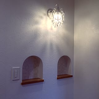 新築建築中 塗り壁風クロスのインテリア実例 Roomclip ルームクリップ