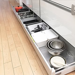 キッチン/北欧インテリア/シンプルライフ/システムキッチン/シンプルインテリア...などのインテリア実例 - 2017-07-03 22:40:48
