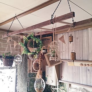 壁/天井/団地/DIY/ラダーDIY/mayuringoちゃん♡...などのインテリア実例 - 2016-02-22 09:21:15